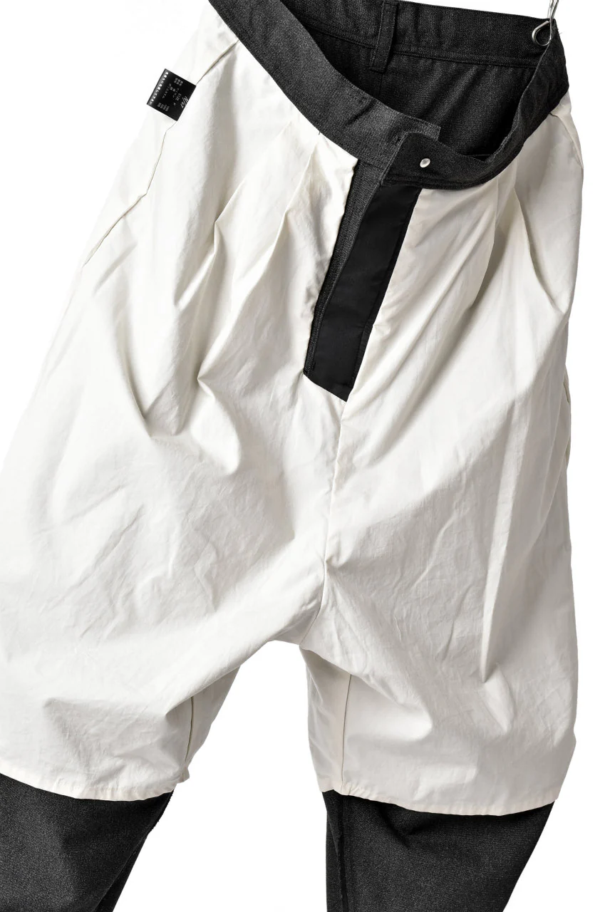 N/07 exclusive Three Dimensional Wide Pants Tuck/Dart Detail (GREY) - Image 21
