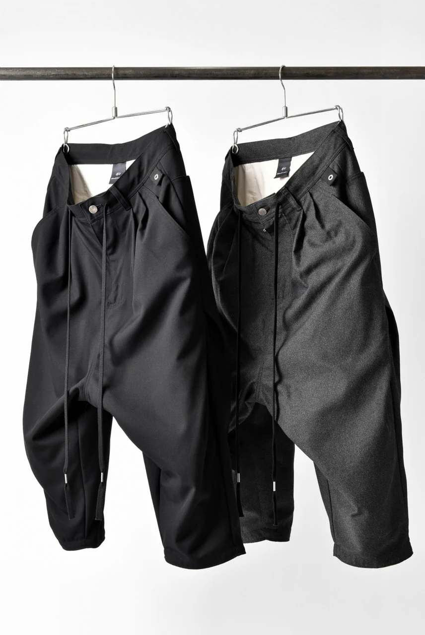 N/07 exclusive Three Dimensional Wide Pants Tuck/Dart Detail (GREY) - Image 24