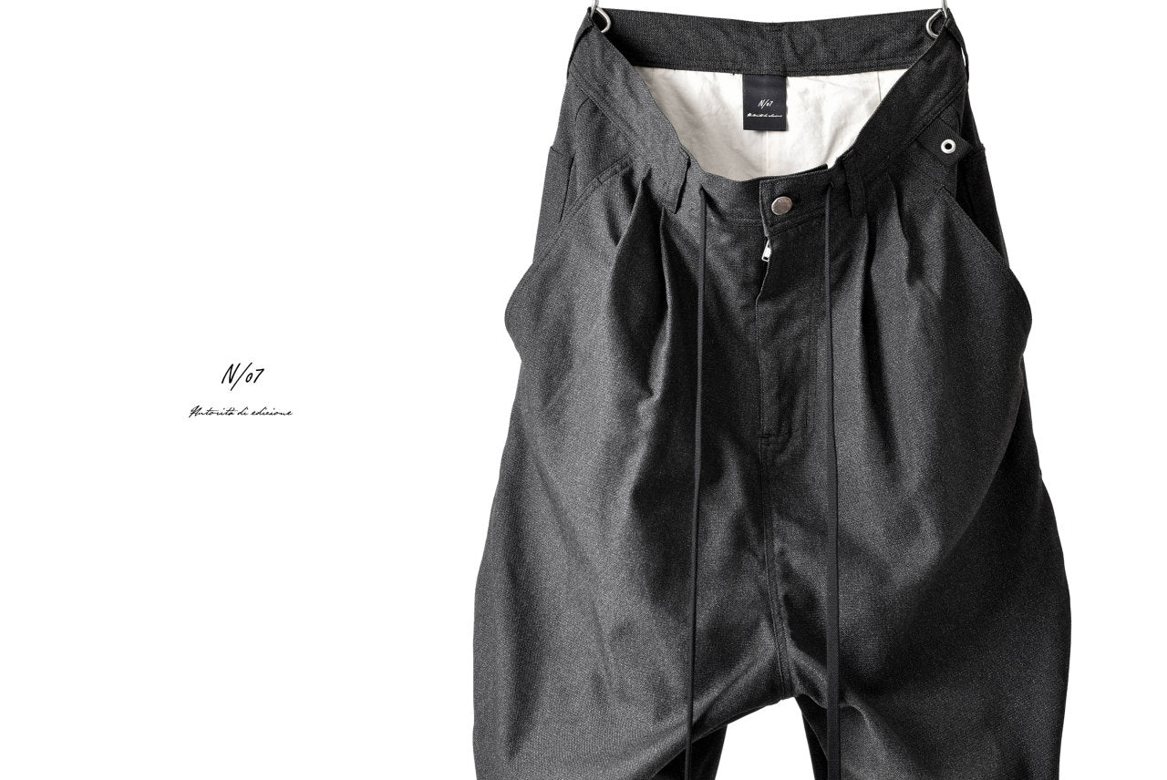 N/07 exclusive Three Dimensional Wide Pants Tuck/Dart Detail (GREY) - Image 25