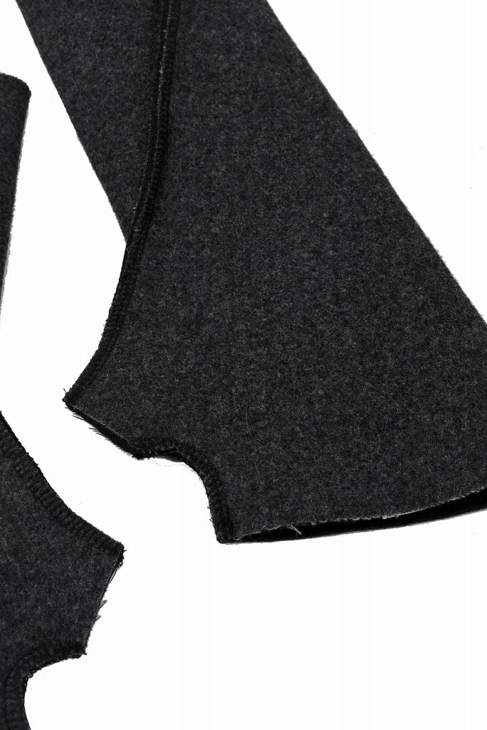 N/07 glove [three layer structure needlepunch | curved seam 3d ] (BLACK) - Image 5