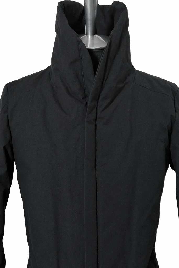 N/07 hi neck jacket "Exteroris" [coating process cotton-nylon | Thinsulate Hi-Loft] (BLACK) - Image 8