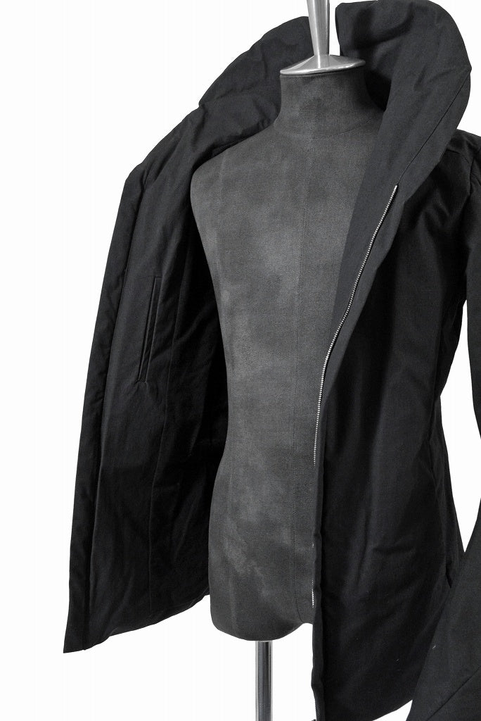 N/07 hi neck jacket "Exteroris" [coating process cotton-nylon | Thinsulate Hi-Loft] (BLACK) - Image 9