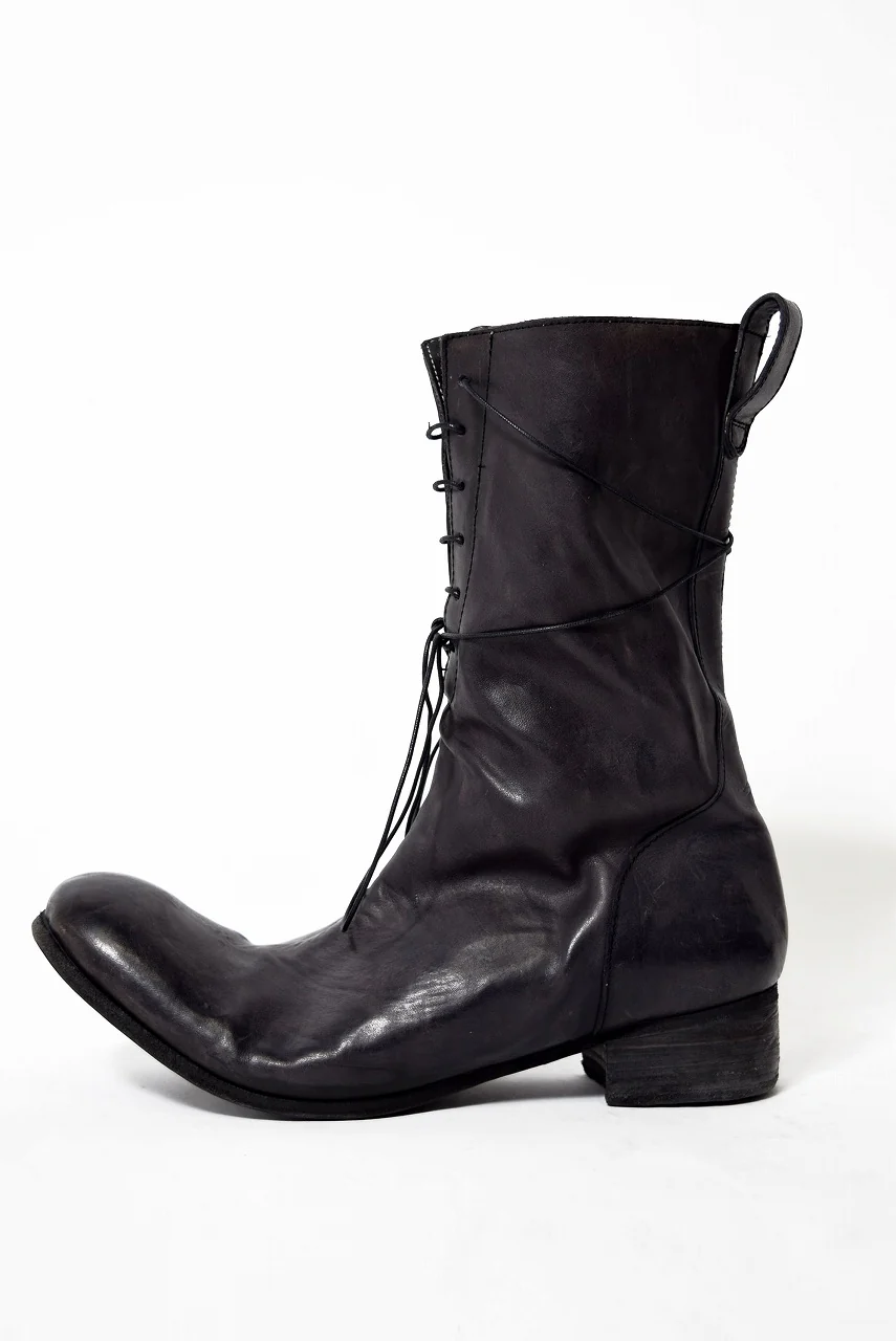 N/07 HORSESKIN HAND DYE BOOTS (BLACK) - Image 6
