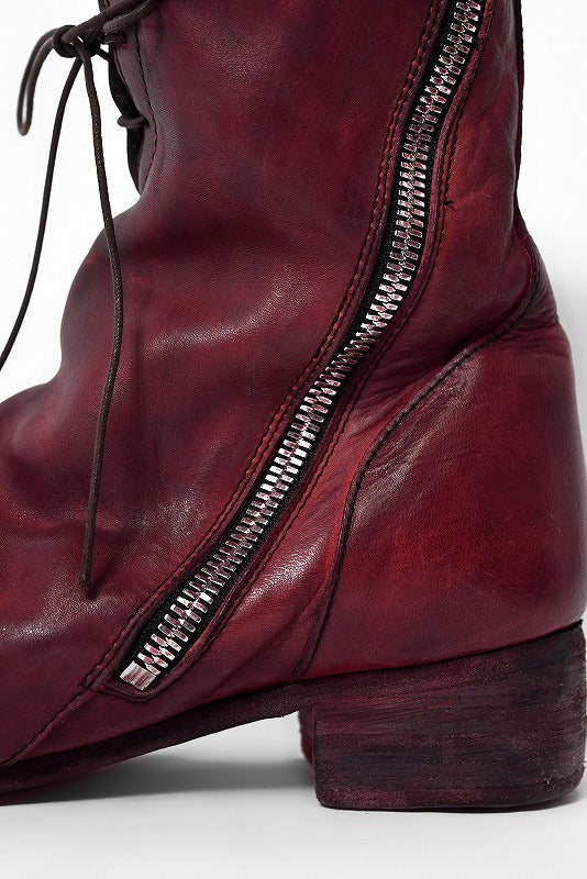 N/07 HORSESKIN HAND DYE BOOTS (RED) - Image 10
