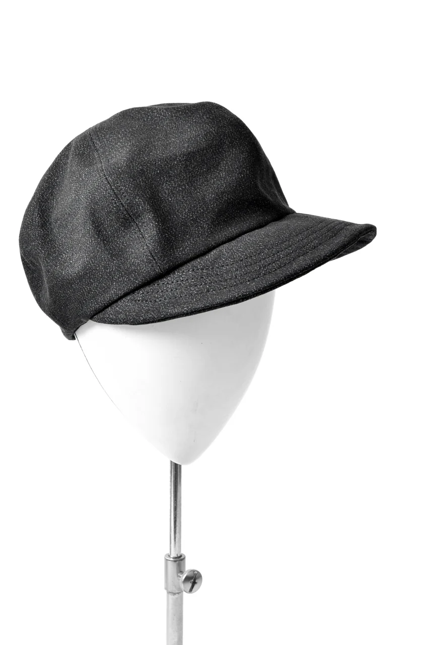 N/07 Jockey Cap / Double Black Denim Wovens (BLACK) - Image 16
