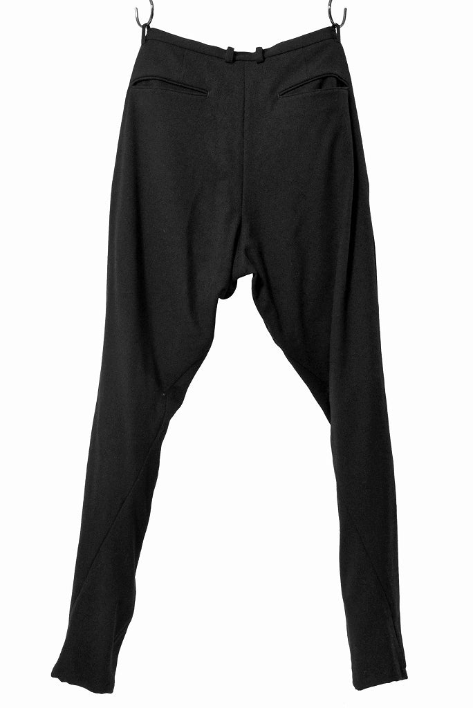 N/07 jodhpur "intellectualia" [amundsen wool | curve length pant] (BLACK) - Image 4