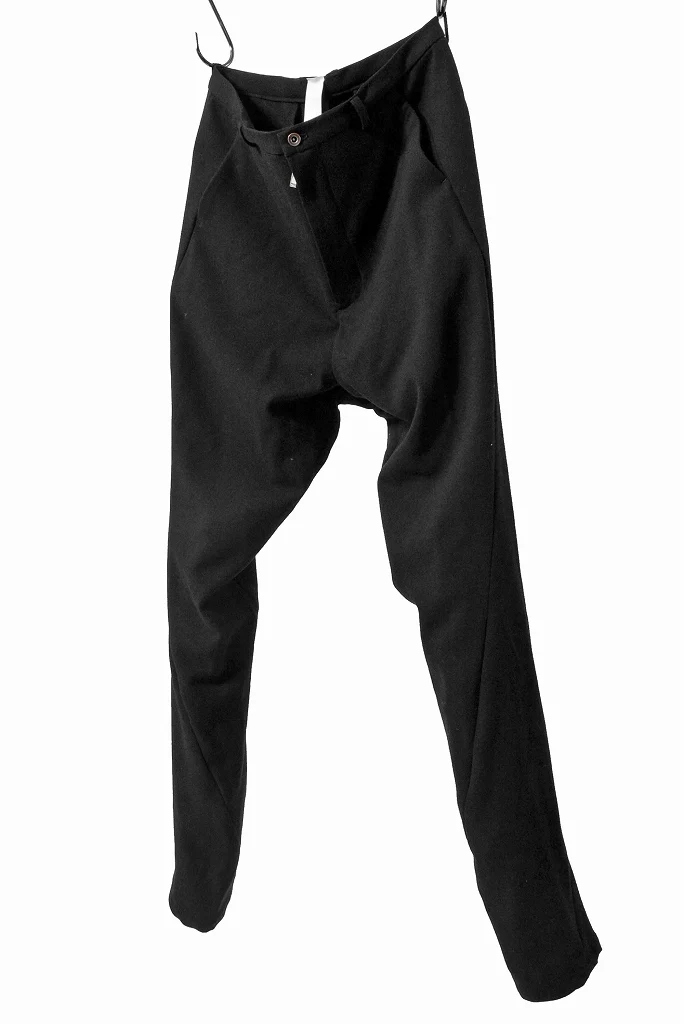 N/07 jodhpur "intellectualia" [amundsen wool | curve length pant] (BLACK) - Image 5
