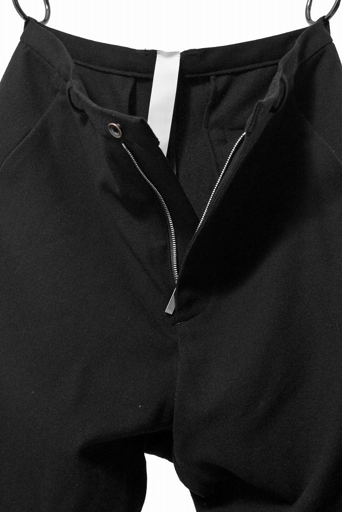 N/07 jodhpur "intellectualia" [amundsen wool | curve length pant] (BLACK) - Image 6