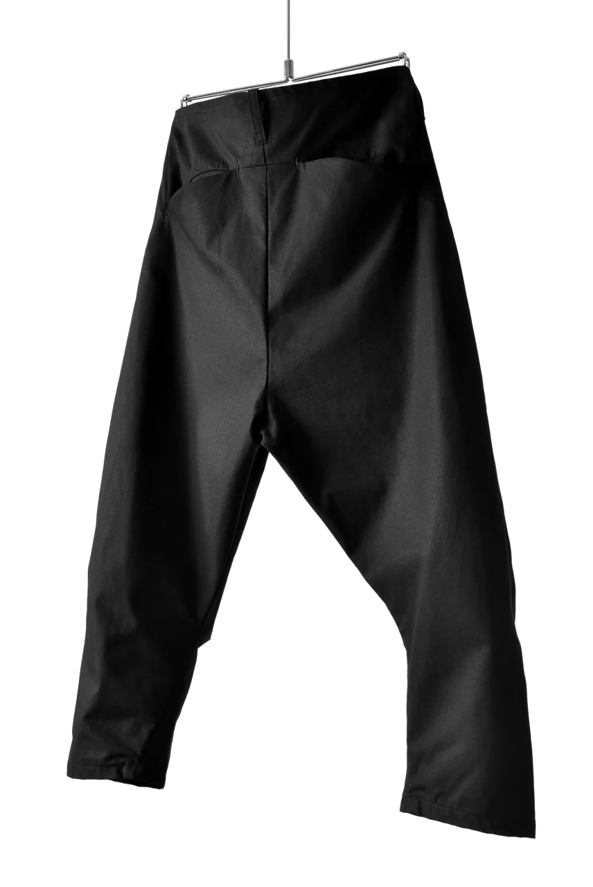 N/07 "MAUSK Detail" 3-DIMENSION CURVE CROPPED PANTS (BLACK) - Image 12