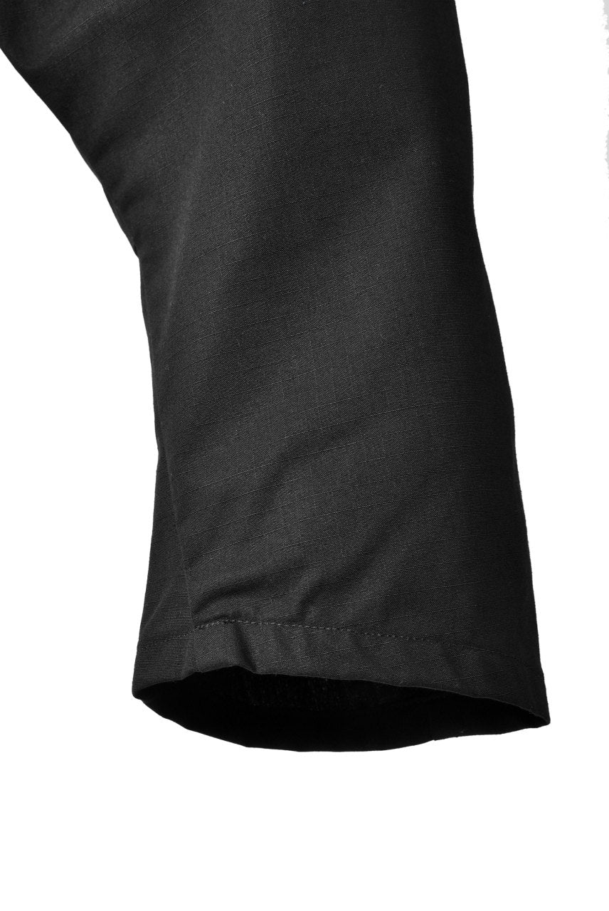 N/07 "MAUSK Detail" 3-DIMENSION CURVE CROPPED PANTS (BLACK) - Image 18