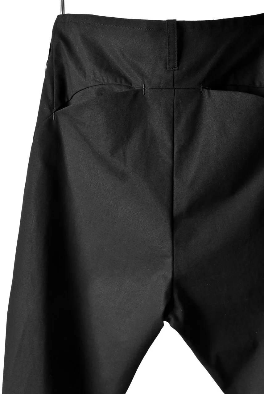 N/07 "MAUSK Detail" 3-DIMENSION CURVE CROPPED PANTS (BLACK) - Image 19