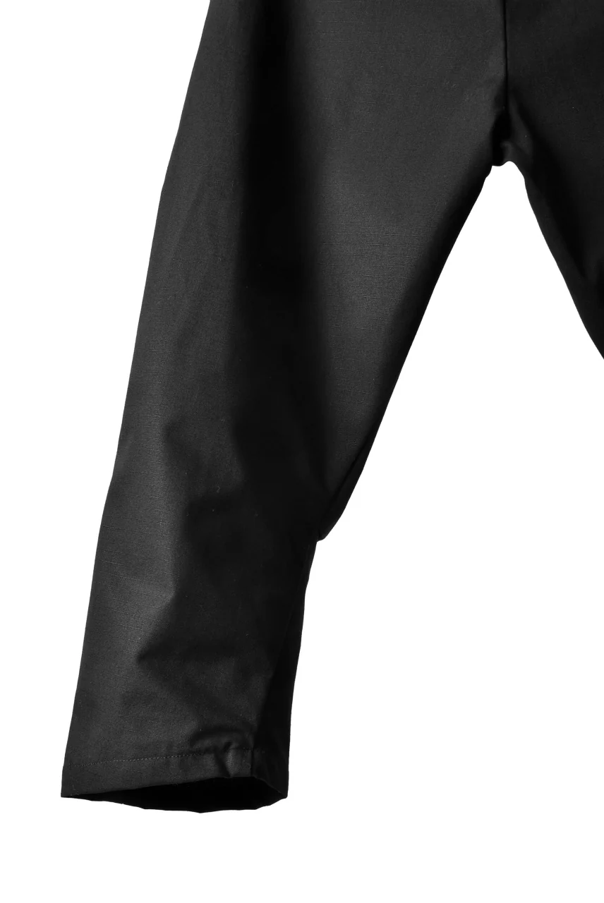 N/07 "MAUSK Detail" 3-DIMENSION CURVE CROPPED PANTS (BLACK) - Image 21
