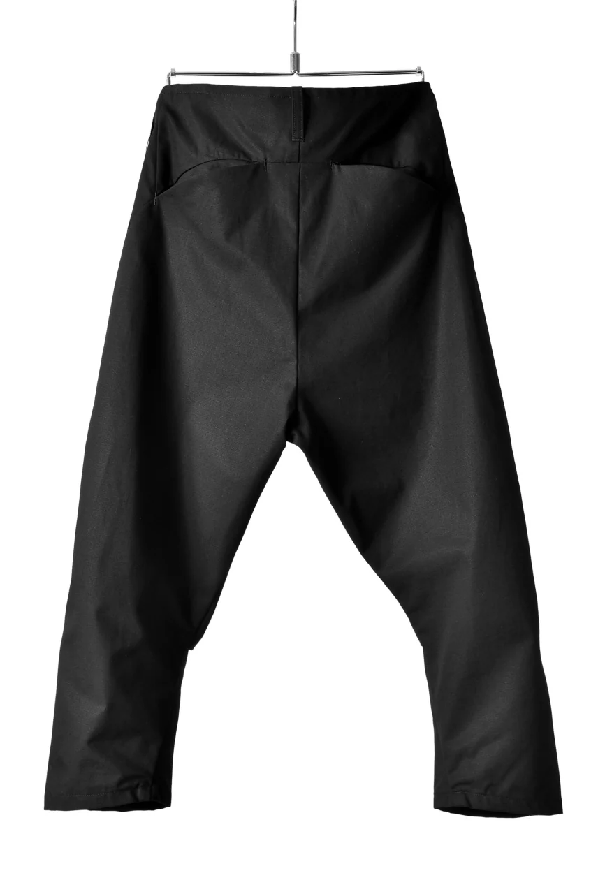 N/07 "MAUSK Detail" 3-DIMENSION CURVE CROPPED PANTS (BLACK) - Image 6