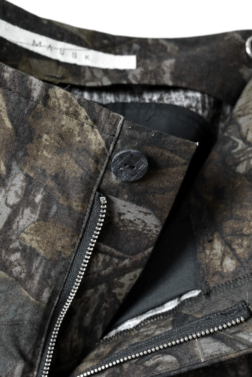 N/07 "MAUSK Detail" 3-DIMENSION CURVE CROPPED PANTS (DARK CAMOUFLAGE) - Image 11