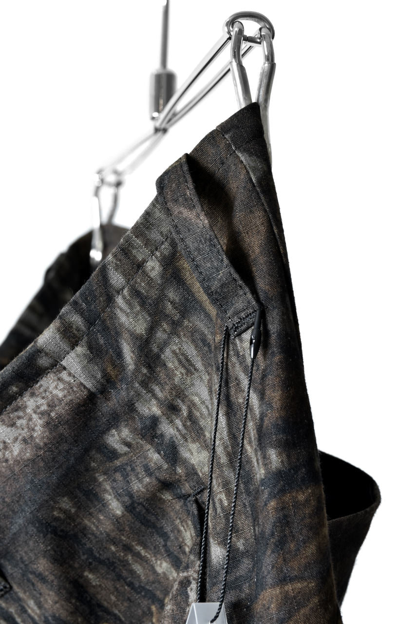 N/07 "MAUSK Detail" 3-DIMENSION CURVE CROPPED PANTS (DARK CAMOUFLAGE) - Image 14