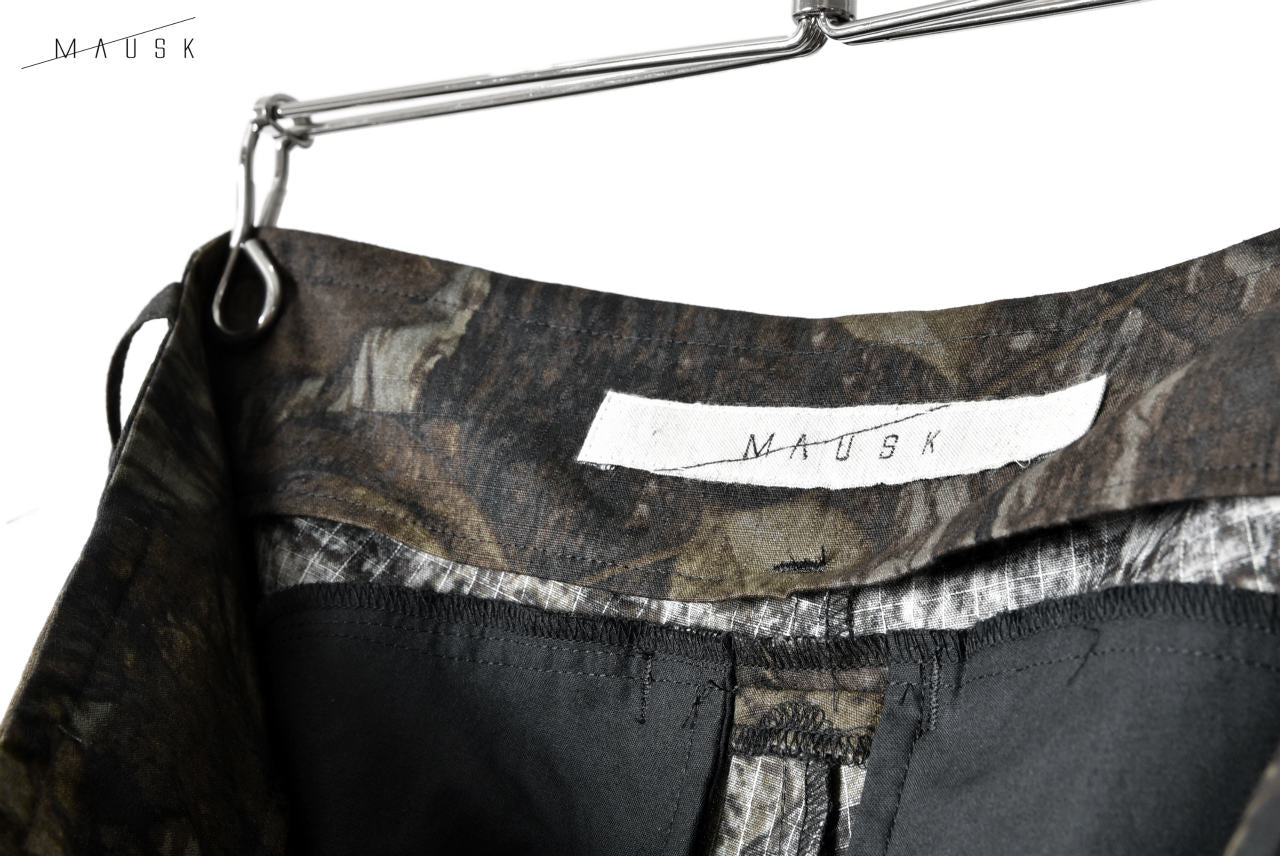N/07 "MAUSK Detail" 3-DIMENSION CURVE CROPPED PANTS (DARK CAMOUFLAGE) - Image 24