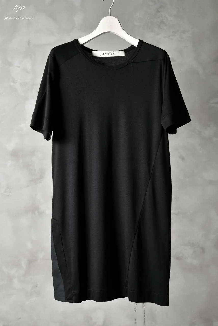 N/07 "MAUSK Detail" ASSORTMENT JERSEY T-SHIRT (BLACK×BLACK)