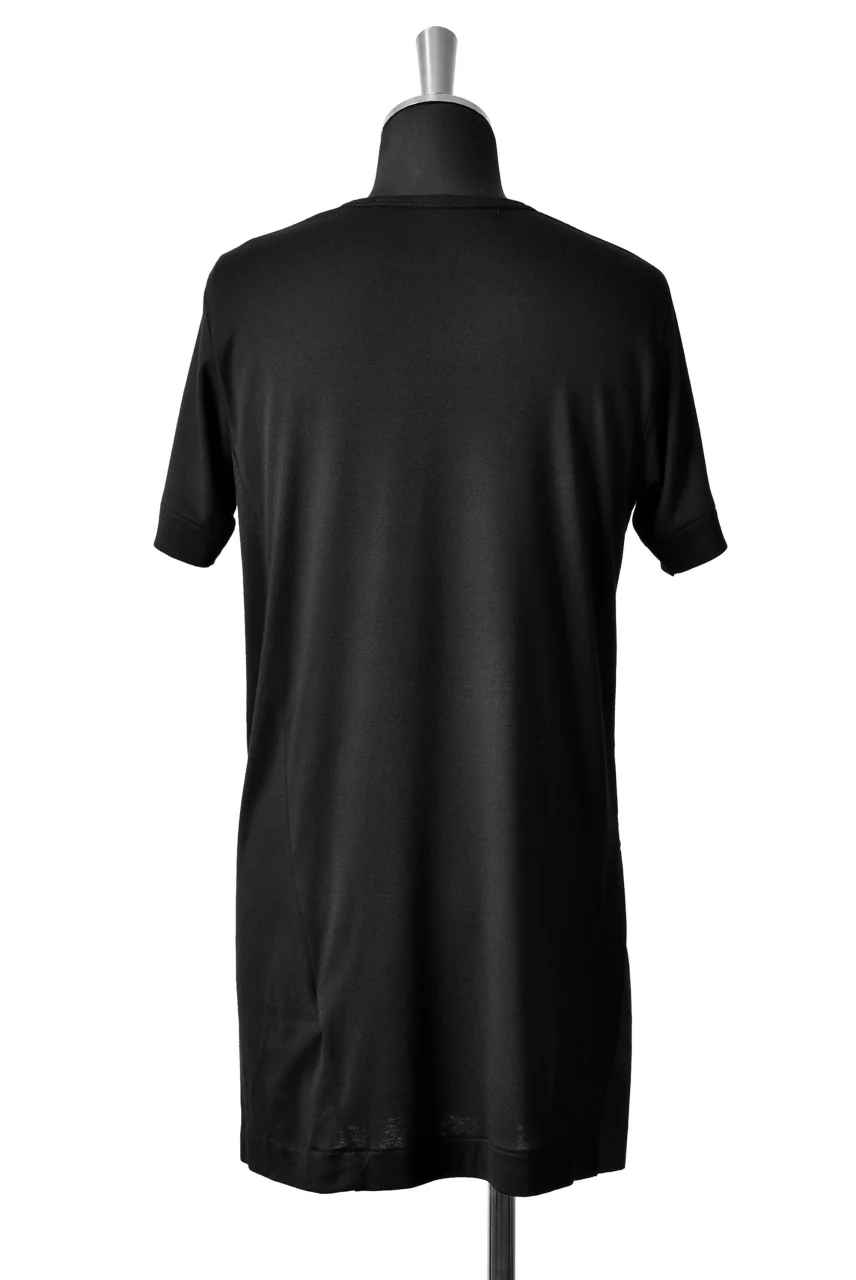 N/07 "MAUSK Detail" ASSORTMENT JERSEY T-SHIRT (BLACK×BLACK) - Image 6