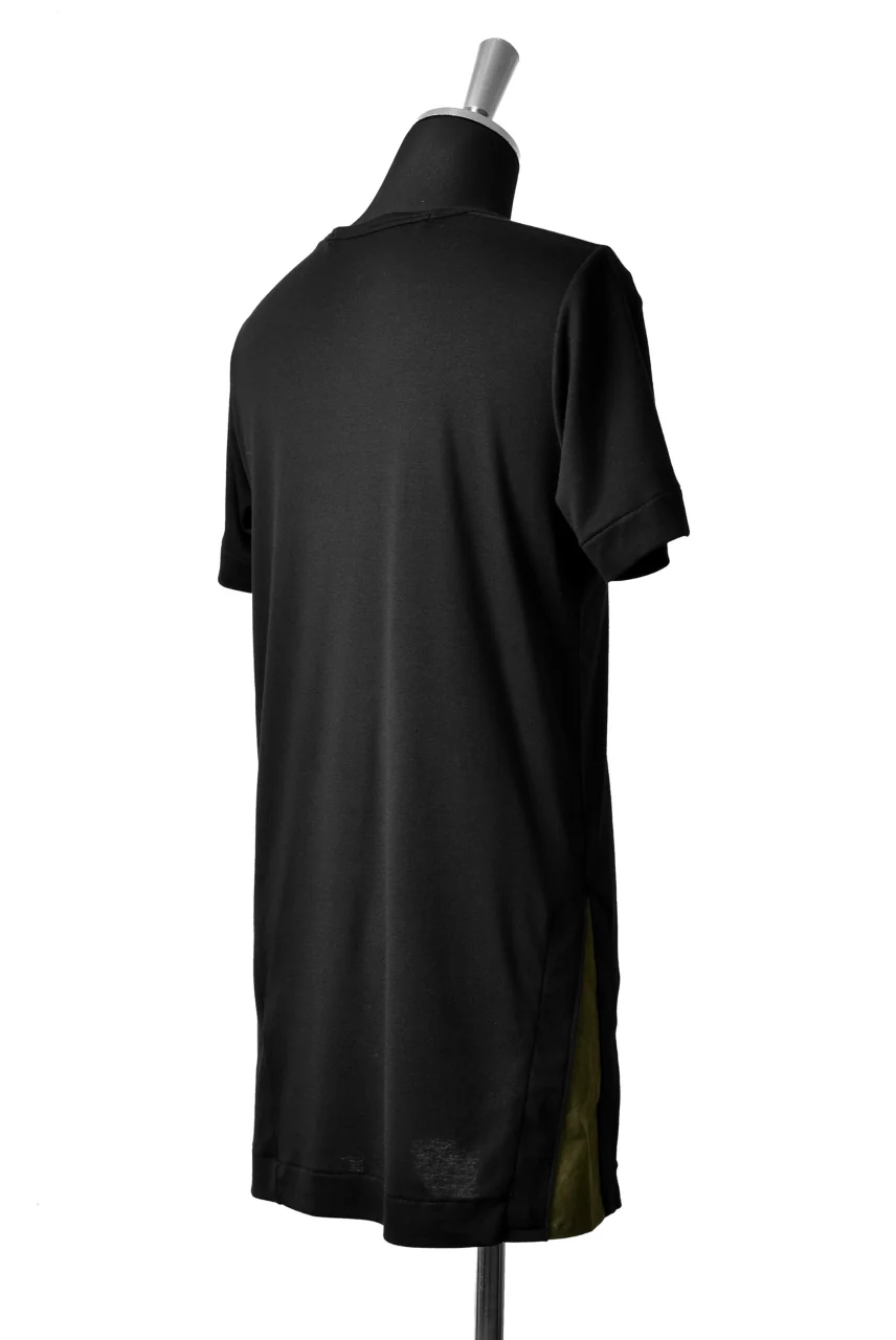 N/07 "MAUSK Detail" ASSORTMENT JERSEY T-SHIRT (BLACK×KHAKI) - Image 8