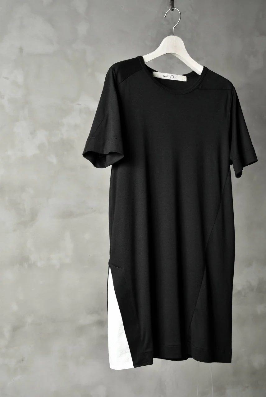 N/07 "MAUSK Detail" ASSORTMENT JERSEY T-SHIRT (BLACK×WHITE) - Image 3