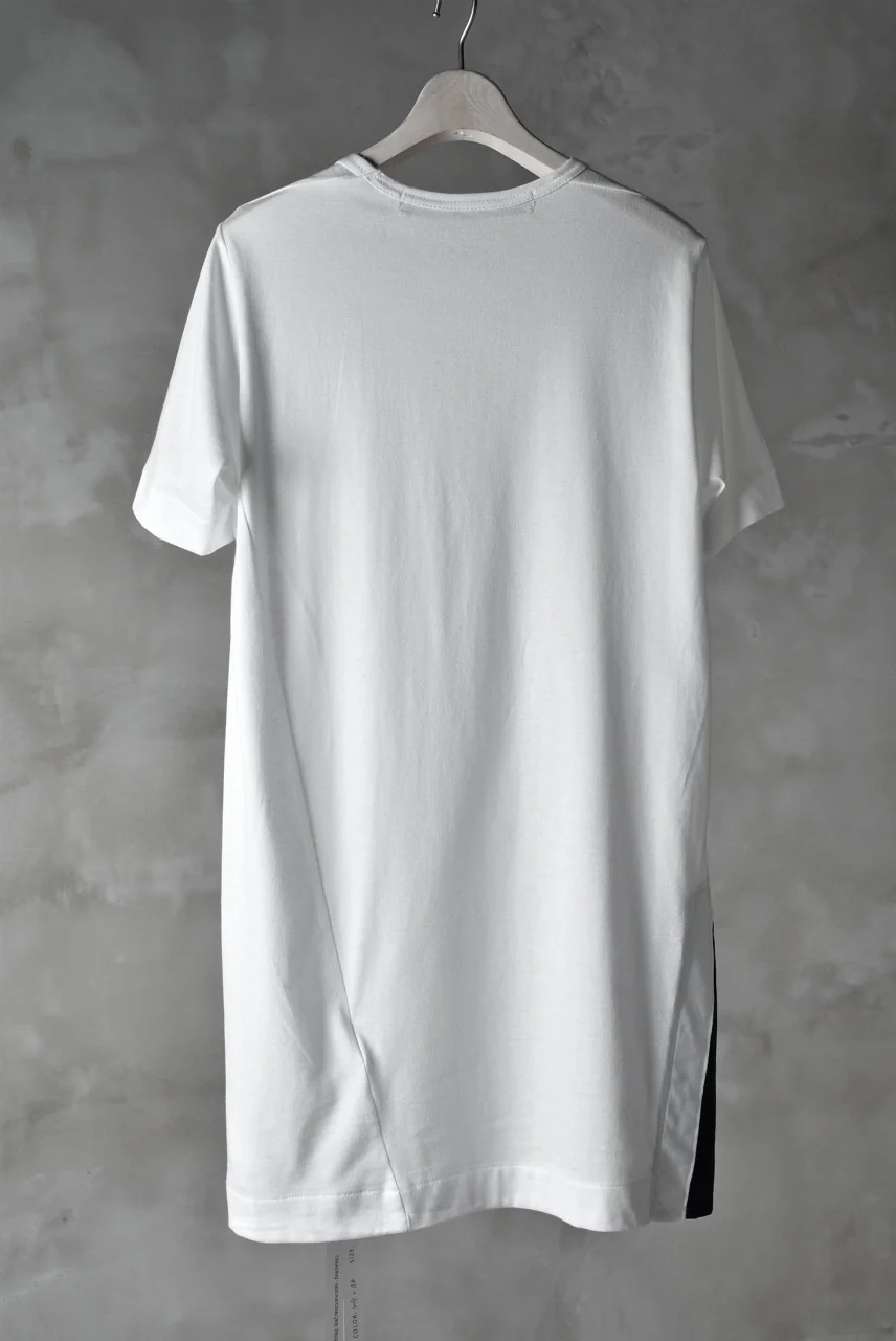 N/07 "MAUSK Detail" ASSORTMENT JERSEY T-SHIRT (WHITE×BLACK) - Image 3