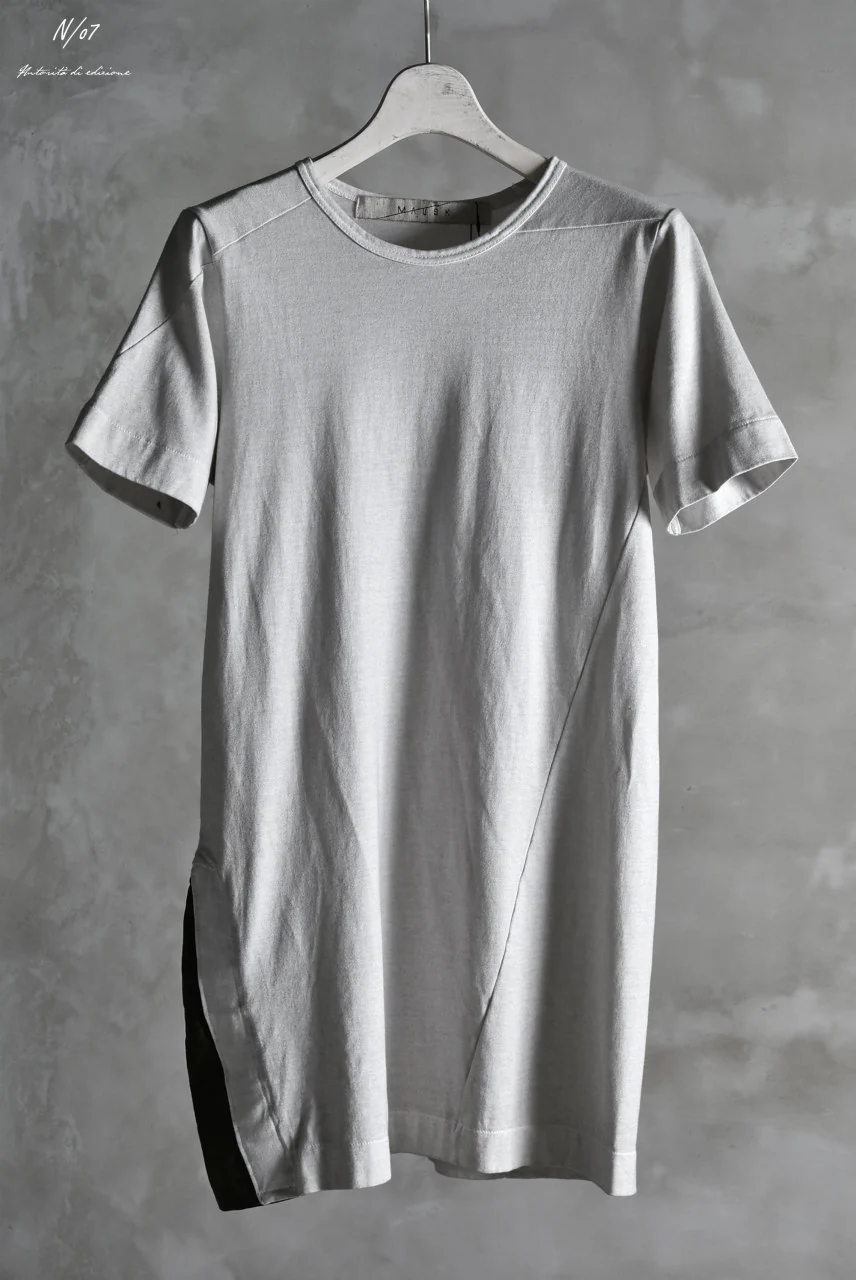 N/07 "MAUSK Detail" ASSORTMENT JP-SUMI DYED T-SHIRT (SUMI×KHAKI)