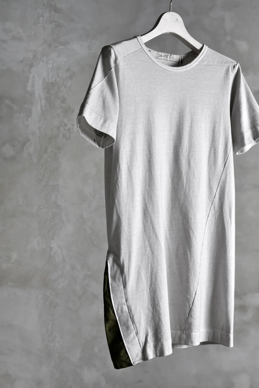 N/07 "MAUSK Detail" ASSORTMENT JP-SUMI DYED T-SHIRT (SUMI×KHAKI) - Image 2