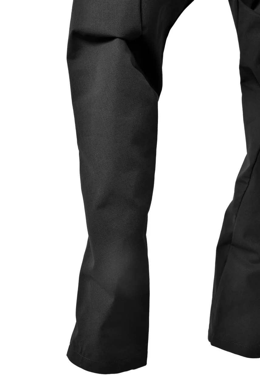 N/07 "MAUSK Detail" CURVED JODPHURS PANT C/RIPSTOP (BLACK) - Image 5