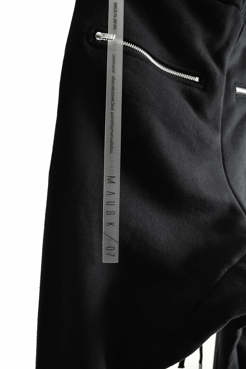 N/07  "MAUSK Detail" Jogger Pants -With Super Skinny- (BLACK) - Image 10