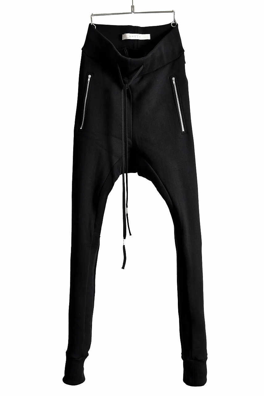 N/07  "MAUSK Detail" Jogger Pants -With Super Skinny- (BLACK) - Image 3