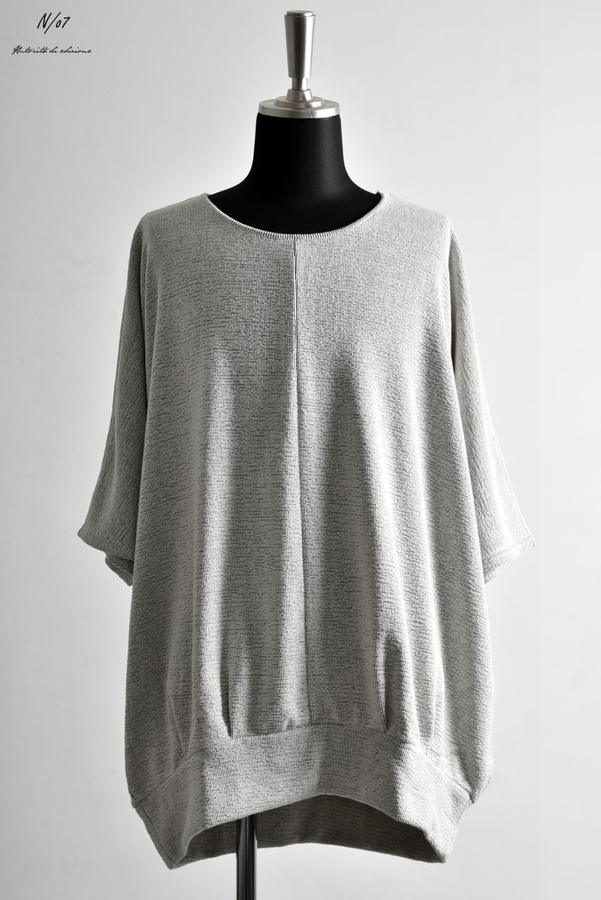 N/07 "MAUSK Detail" OVERFIT DOLMAN T-SHIRT (ECRU)