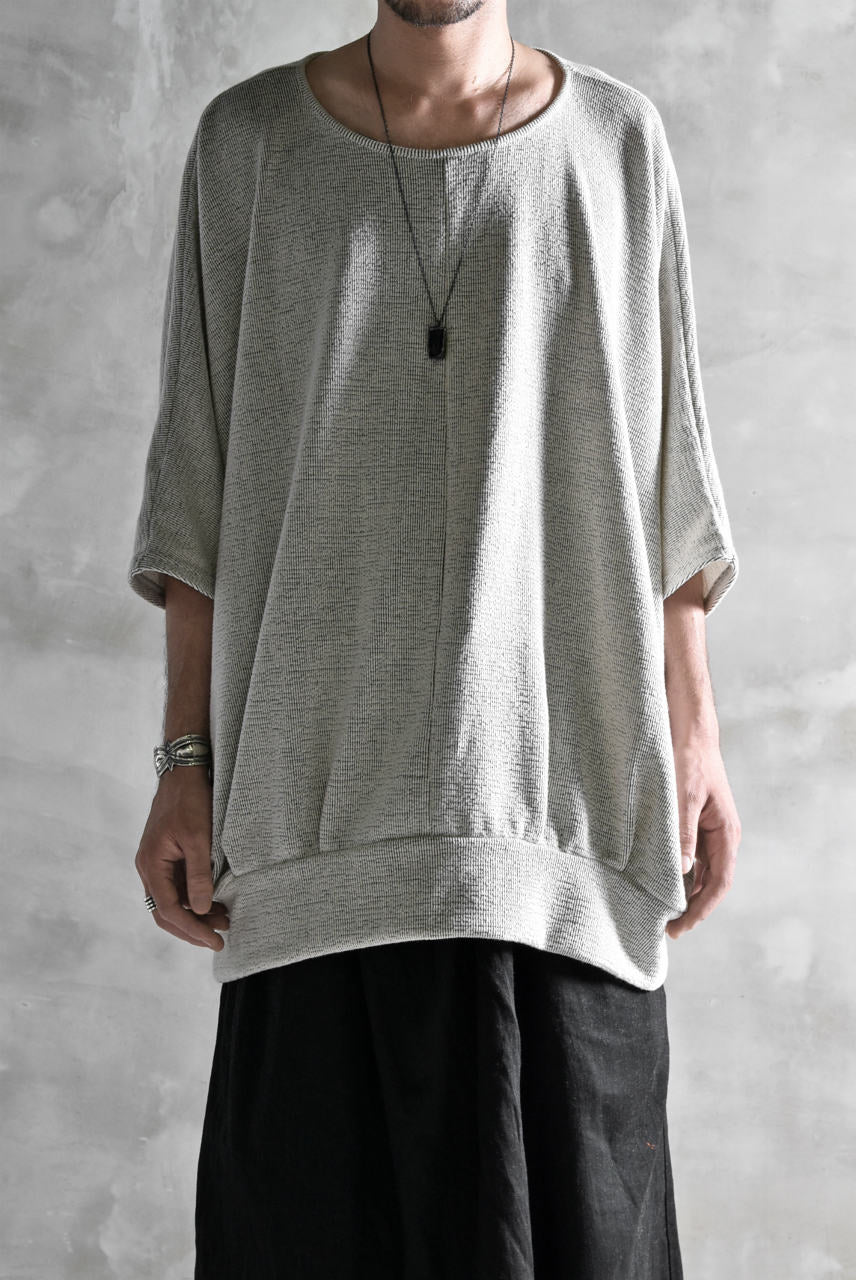 N/07 "MAUSK Detail" OVERFIT DOLMAN T-SHIRT (ECRU) - Image 10