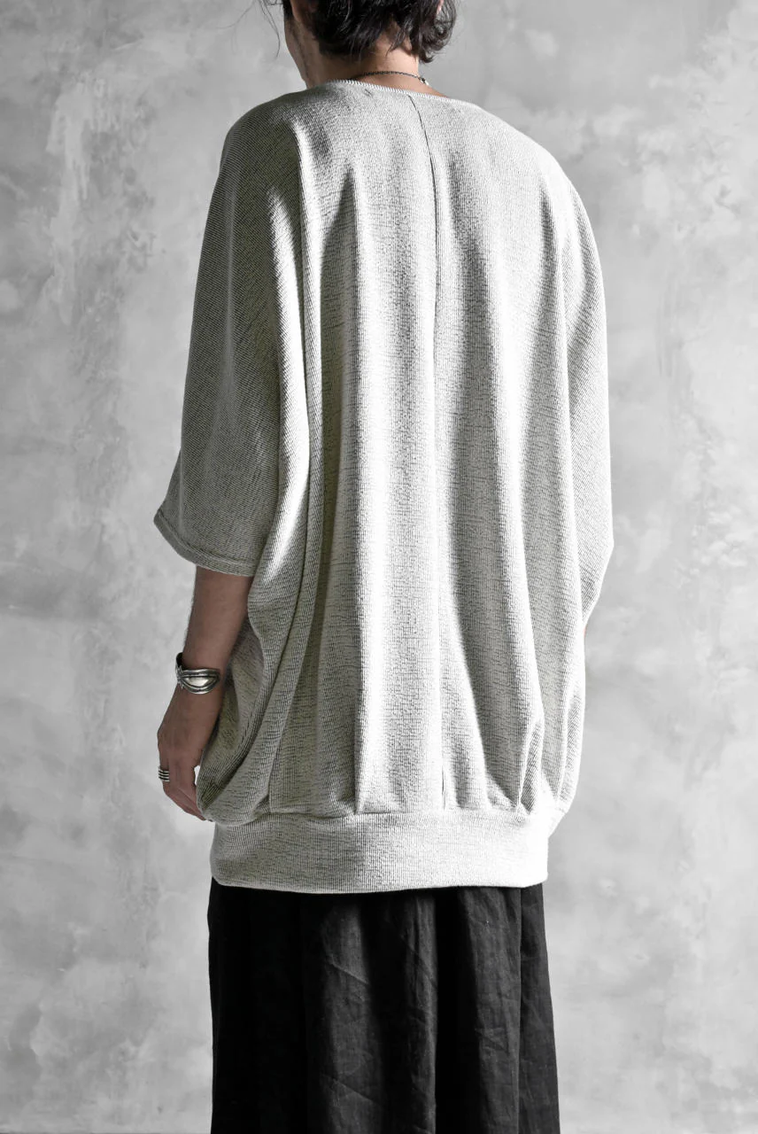 N/07 "MAUSK Detail" OVERFIT DOLMAN T-SHIRT (ECRU) - Image 12