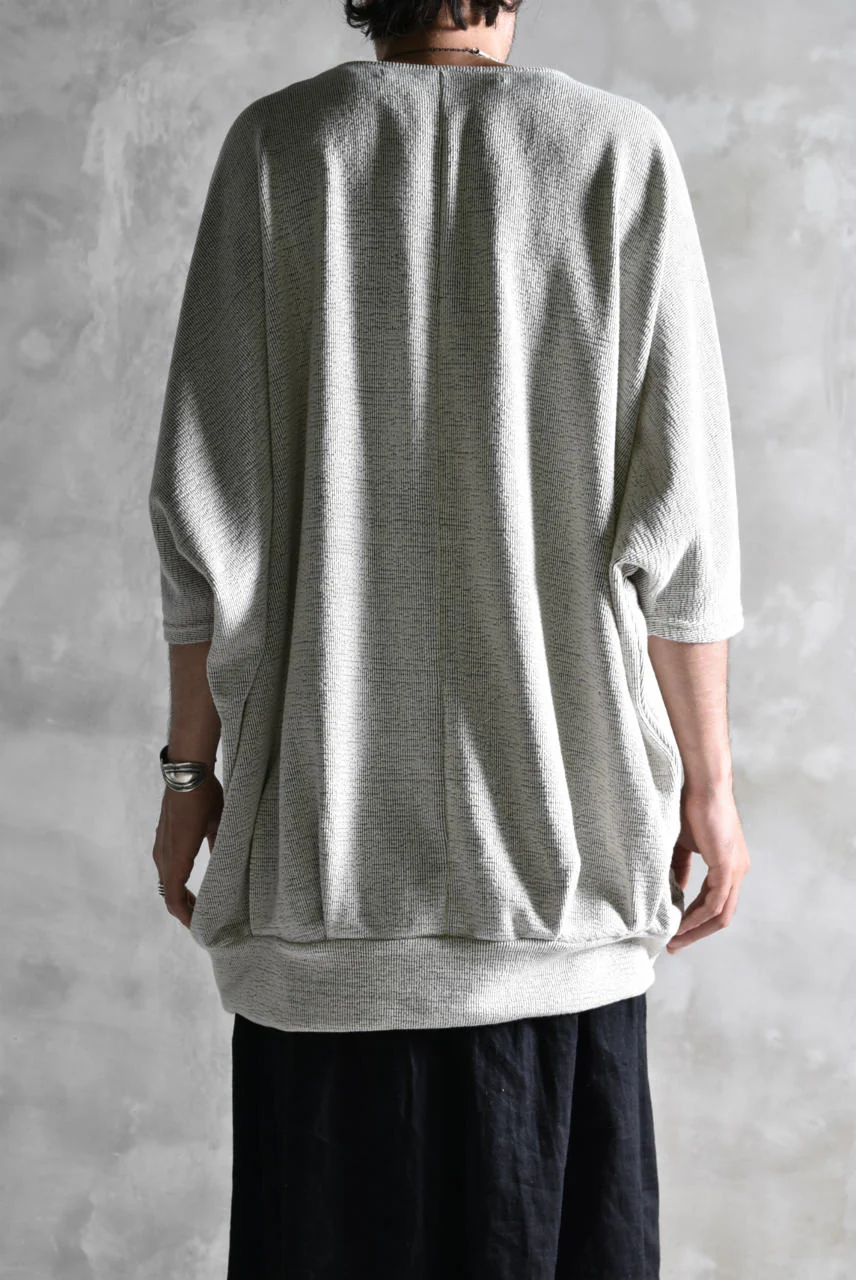 N/07 "MAUSK Detail" OVERFIT DOLMAN T-SHIRT (ECRU) - Image 15