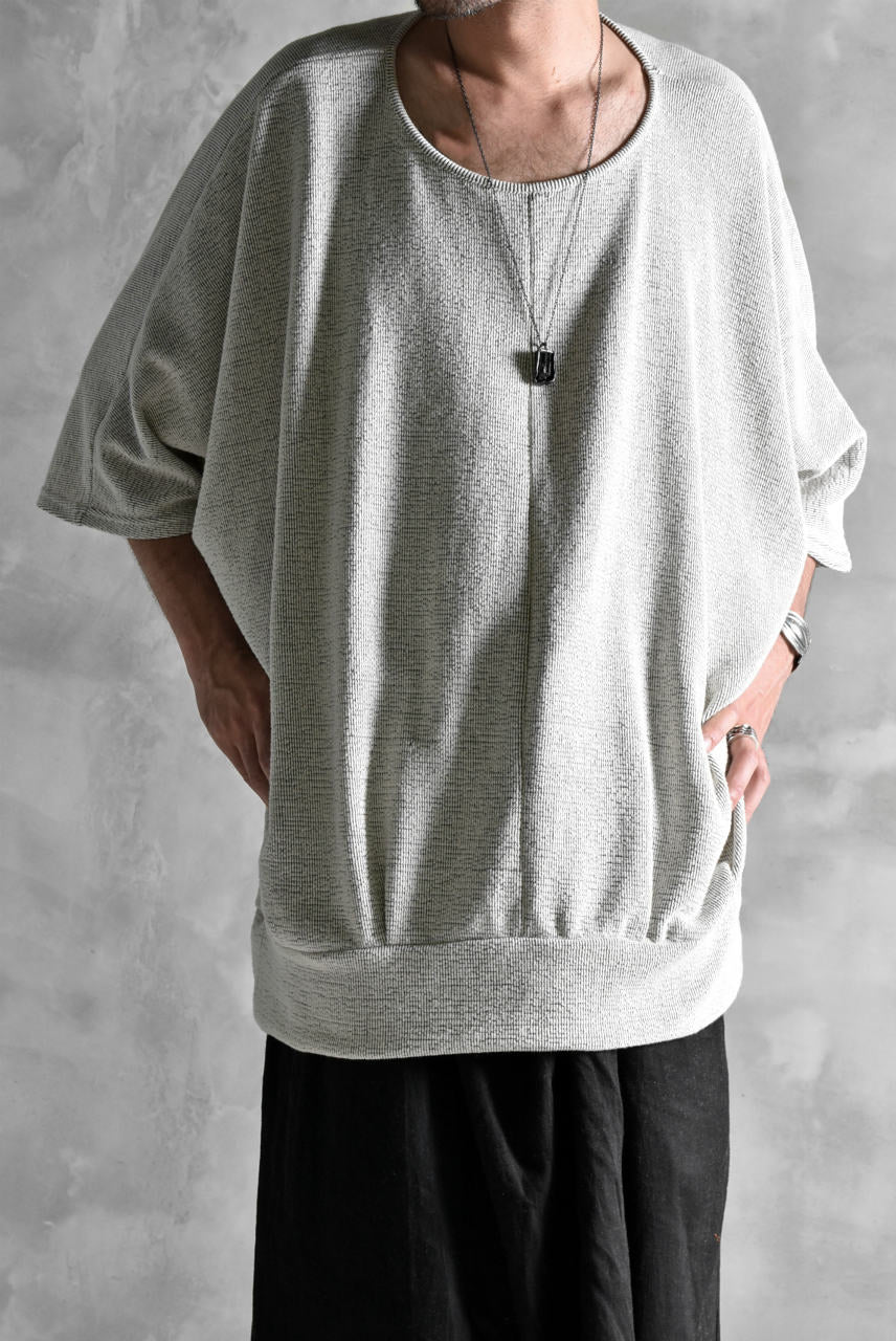 N/07 "MAUSK Detail" OVERFIT DOLMAN T-SHIRT (ECRU) - Image 17