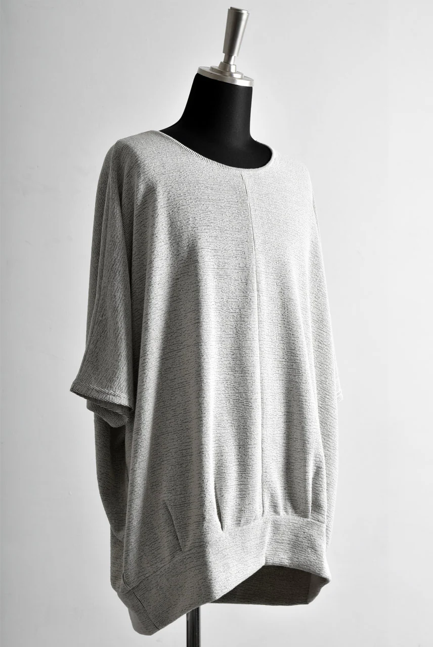 N/07 "MAUSK Detail" OVERFIT DOLMAN T-SHIRT (ECRU) - Image 2