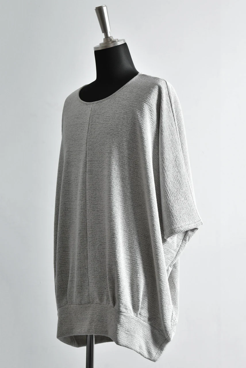 N/07 "MAUSK Detail" OVERFIT DOLMAN T-SHIRT (ECRU) - Image 4