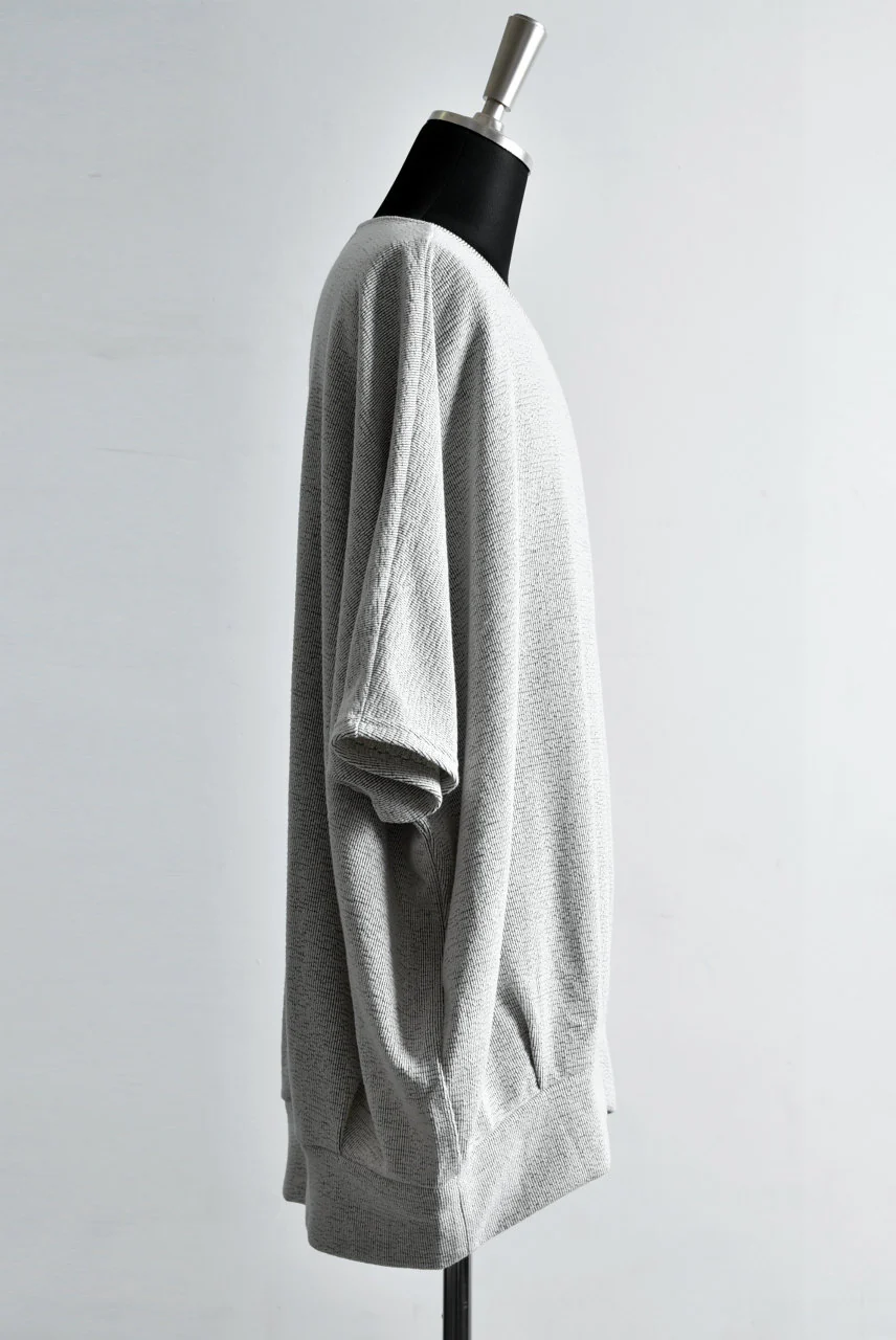 N/07 "MAUSK Detail" OVERFIT DOLMAN T-SHIRT (ECRU) - Image 6