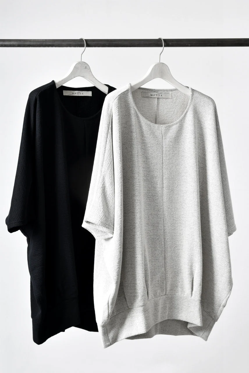 N/07 "MAUSK Detail" OVERFIT DOLMAN T-SHIRT (ECRU) - Image 8
