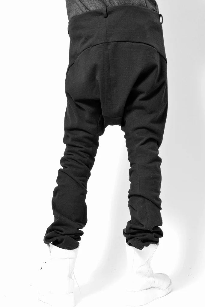 N/07　midium jersey sarrouel pants  " sensim " (BLACK) - Image 4