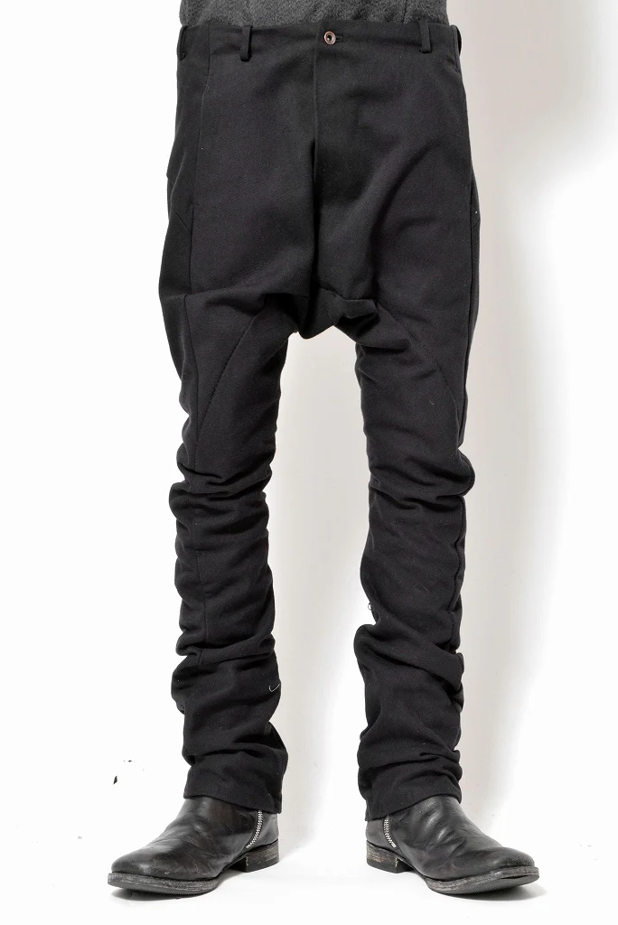 N/07　midium jersey sarrouel pants  " sensim " (BLACK) - Image 5