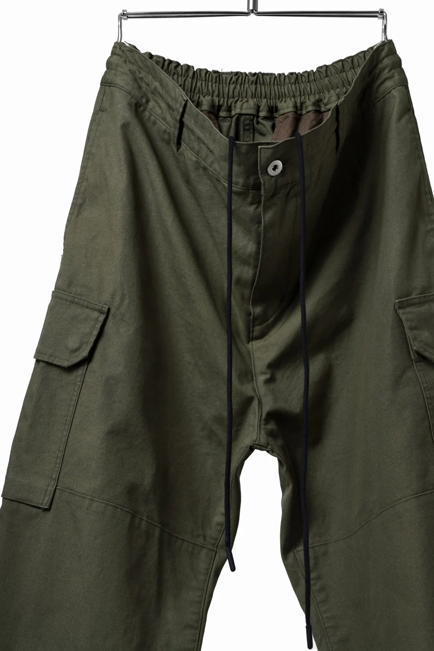 N/07 MILITARY TROUSERS M47 / LIGHT-WEIGHT DUCK (OLIVE) - Image 11