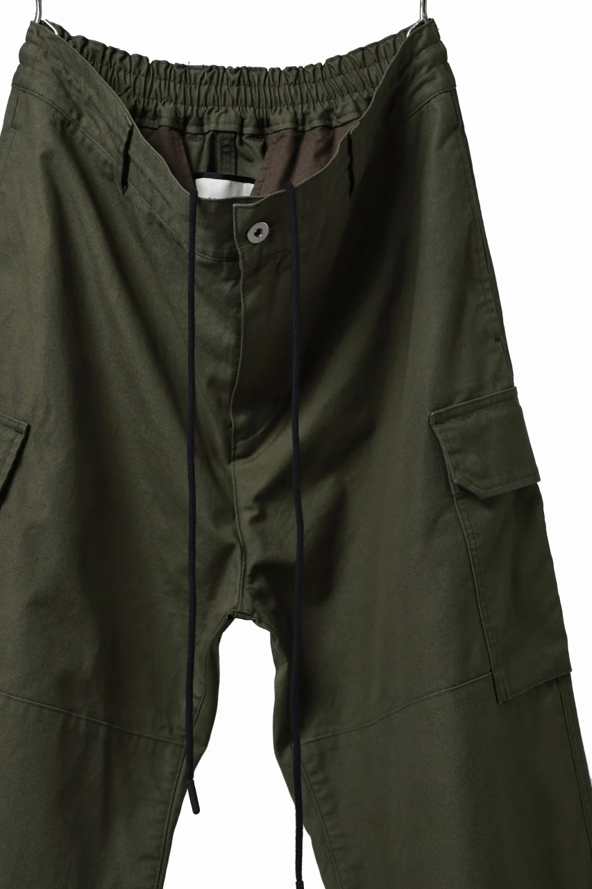 N/07 MILITARY TROUSERS M47 / LIGHT-WEIGHT DUCK (OLIVE) - Image 12