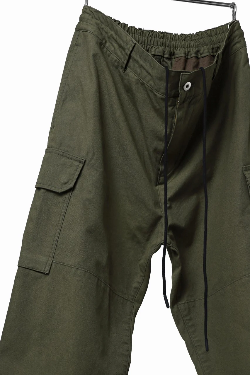 N/07 MILITARY TROUSERS M47 / LIGHT-WEIGHT DUCK (OLIVE) - Image 14