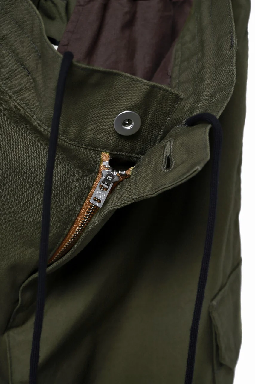 N/07 MILITARY TROUSERS M47 / LIGHT-WEIGHT DUCK (OLIVE) - Image 17