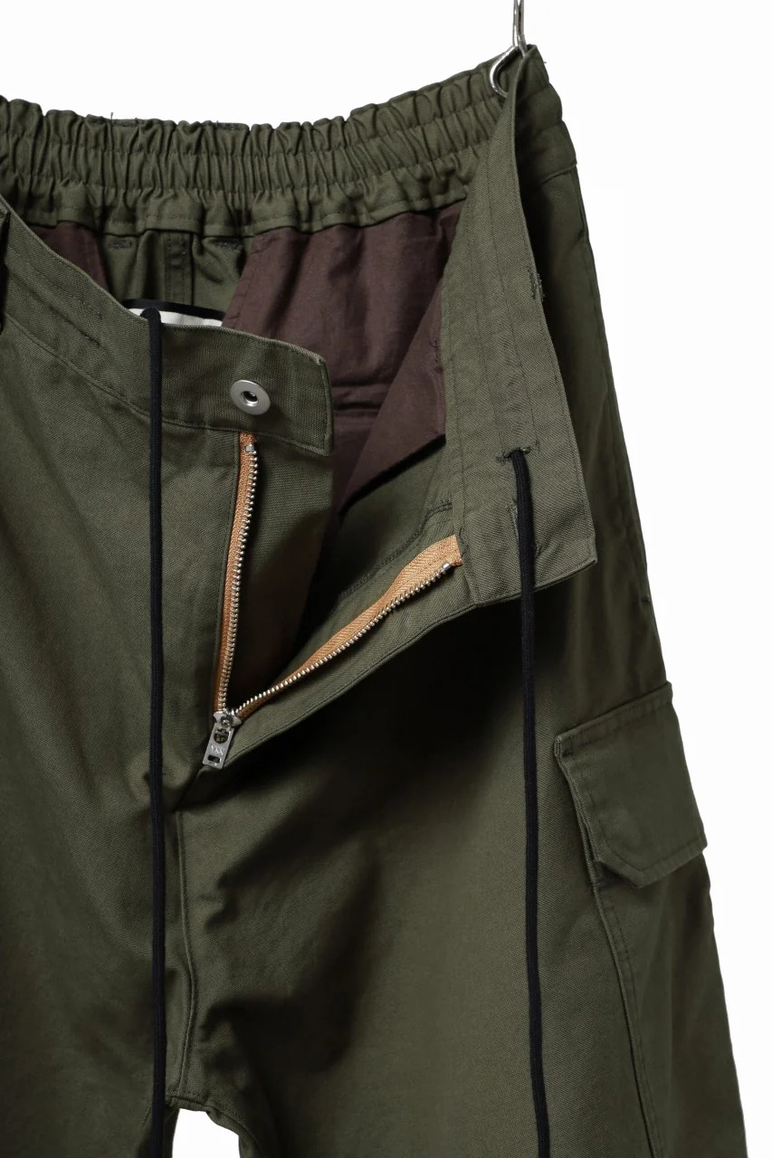 N/07 MILITARY TROUSERS M47 / LIGHT-WEIGHT DUCK (OLIVE) - Image 18