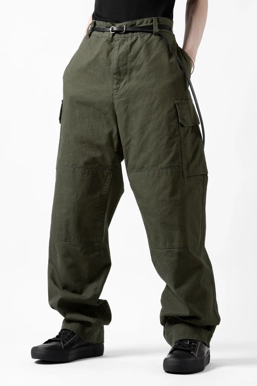 N/07 MILITARY TROUSERS M47 / LIGHT-WEIGHT DUCK (OLIVE) - Image 29