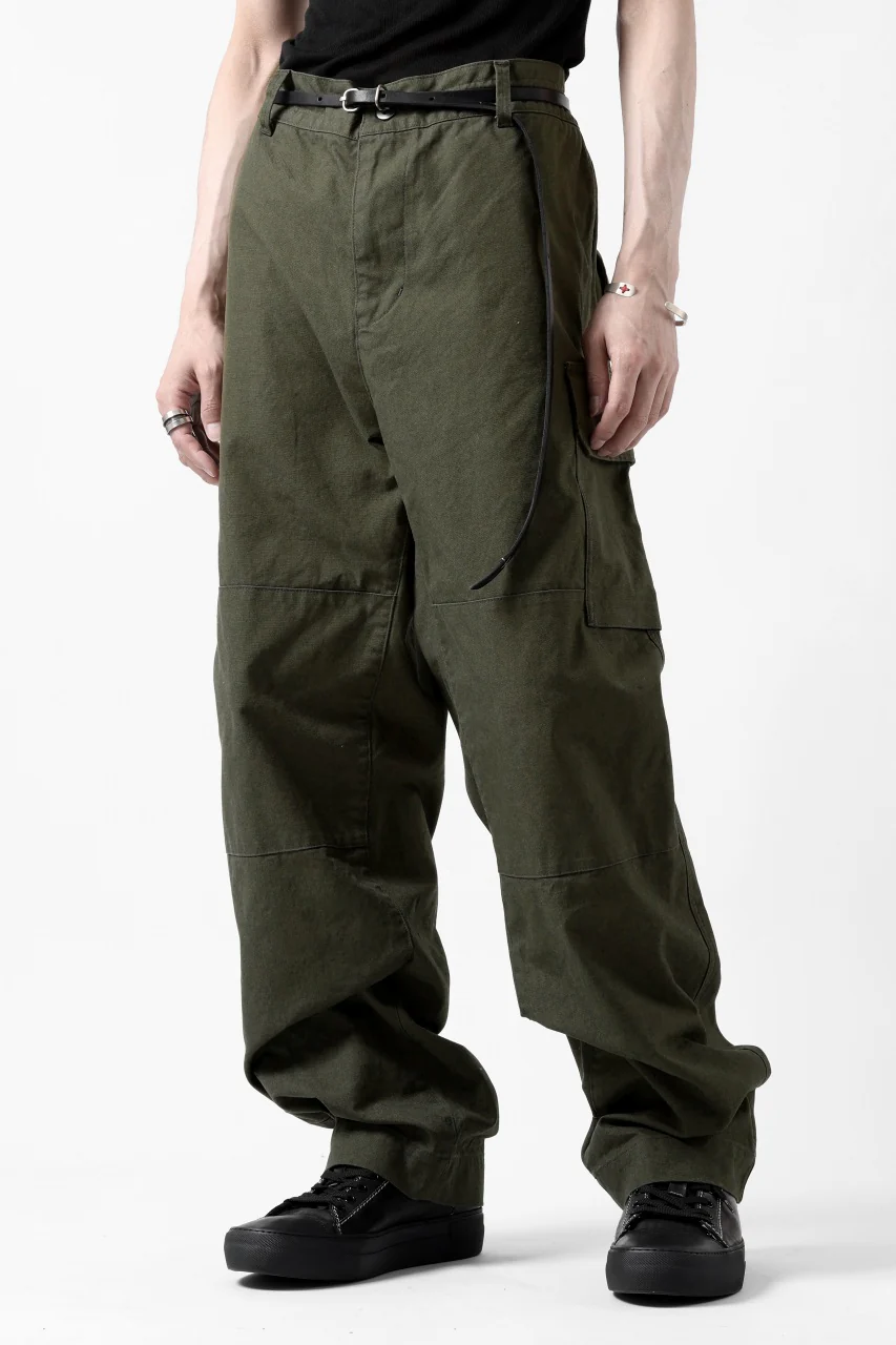 N/07 MILITARY TROUSERS M47 / LIGHT-WEIGHT DUCK (OLIVE) - Image 30