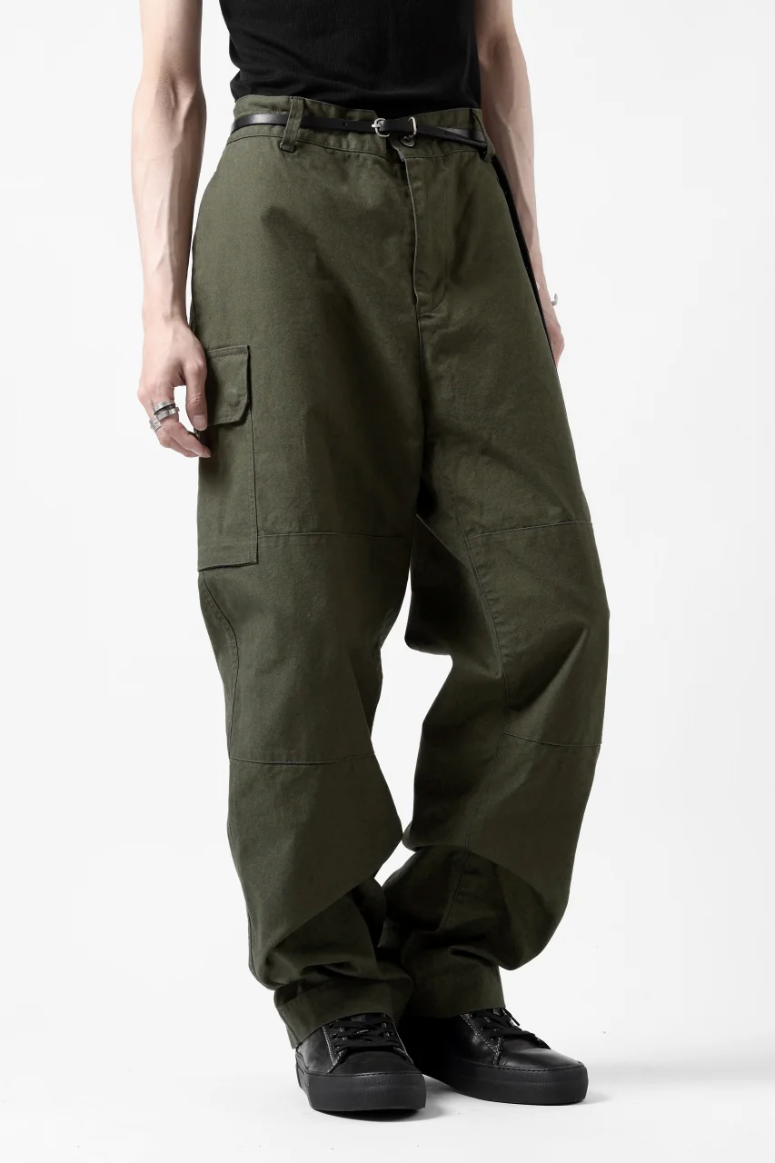 N/07 MILITARY TROUSERS M47 / LIGHT-WEIGHT DUCK (OLIVE) - Image 32