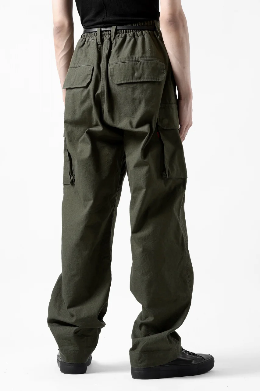 N/07 MILITARY TROUSERS M47 / LIGHT-WEIGHT DUCK (OLIVE) - Image 36